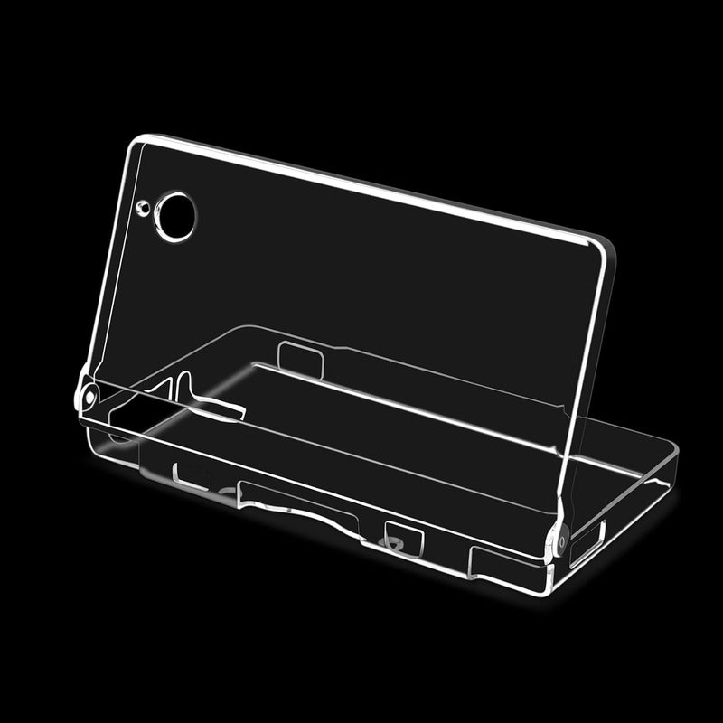 Vlammende Clear Crystal Protective Hard Case Compatible with Nintendo DSi NDSi, Transparent Hard Shell Case Cover for DSi NDSi Clear Housing Case - Image 5